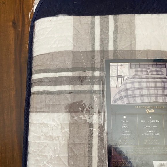 Pendleton Crestbrook Plaid Quilt - queen